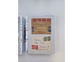 1920/23, umfangreiche Sammlung mit über 4600 Briefen, Karten und Ganzsachen. Dabei interessante Frankaturen, Blockeinheiten, 