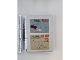 1920/23, umfangreiche Sammlung mit über 4600 Briefen, Karten und Ganzsachen. Dabei interessante Frankaturen, Blockeinheiten, 