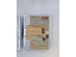 1920/23, umfangreiche Sammlung mit über 4600 Briefen, Karten und Ganzsachen. Dabei interessante Frankaturen, Blockeinheiten, 