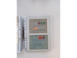 1920/23, umfangreiche Sammlung mit über 4600 Briefen, Karten und Ganzsachen. Dabei interessante Frankaturen, Blockeinheiten, 