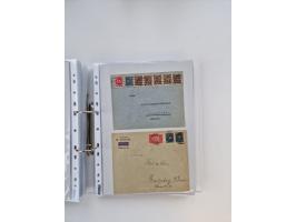 1920/23, umfangreiche Sammlung mit über 4600 Briefen, Karten und Ganzsachen. Dabei interessante Frankaturen, Blockeinheiten, 