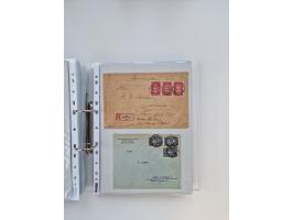 1920/23, umfangreiche Sammlung mit über 4600 Briefen, Karten und Ganzsachen. Dabei interessante Frankaturen, Blockeinheiten, 