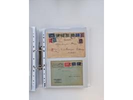 1920/23, umfangreiche Sammlung mit über 4600 Briefen, Karten und Ganzsachen. Dabei interessante Frankaturen, Blockeinheiten, 