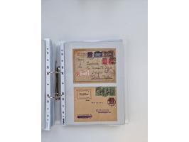 1920/23, umfangreiche Sammlung mit über 4600 Briefen, Karten und Ganzsachen. Dabei interessante Frankaturen, Blockeinheiten, 