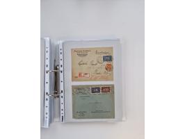 1920/23, umfangreiche Sammlung mit über 4600 Briefen, Karten und Ganzsachen. Dabei interessante Frankaturen, Blockeinheiten, 