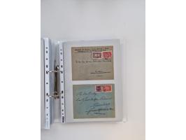 1920/23, umfangreiche Sammlung mit über 4600 Briefen, Karten und Ganzsachen. Dabei interessante Frankaturen, Blockeinheiten, 
