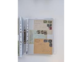 1920/23, umfangreiche Sammlung mit über 4600 Briefen, Karten und Ganzsachen. Dabei interessante Frankaturen, Blockeinheiten, 