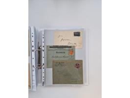 1920/23, umfangreiche Sammlung mit über 4600 Briefen, Karten und Ganzsachen. Dabei interessante Frankaturen, Blockeinheiten, 