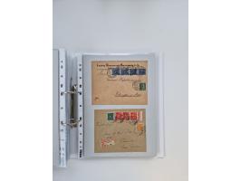 1920/23, umfangreiche Sammlung mit über 4600 Briefen, Karten und Ganzsachen. Dabei interessante Frankaturen, Blockeinheiten, 