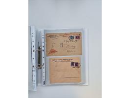 1920/23, umfangreiche Sammlung mit über 4600 Briefen, Karten und Ganzsachen. Dabei interessante Frankaturen, Blockeinheiten, 