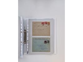 1920/23, umfangreiche Sammlung mit über 4600 Briefen, Karten und Ganzsachen. Dabei interessante Frankaturen, Blockeinheiten, 