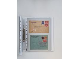 1920/23, umfangreiche Sammlung mit über 4600 Briefen, Karten und Ganzsachen. Dabei interessante Frankaturen, Blockeinheiten, 