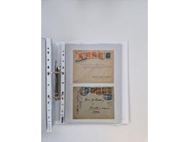 1920/23, umfangreiche Sammlung mit über 4600 Briefen, Karten und Ganzsachen. Dabei interessante Frankaturen, Blockeinheiten, 