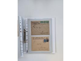 1920/23, umfangreiche Sammlung mit über 4600 Briefen, Karten und Ganzsachen. Dabei interessante Frankaturen, Blockeinheiten, 