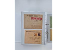 1920/23, umfangreiche Sammlung mit über 4600 Briefen, Karten und Ganzsachen. Dabei interessante Frankaturen, Blockeinheiten, 