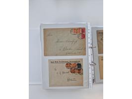 1920/23, umfangreiche Sammlung mit über 4600 Briefen, Karten und Ganzsachen. Dabei interessante Frankaturen, Blockeinheiten, 