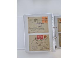 1920/23, umfangreiche Sammlung mit über 4600 Briefen, Karten und Ganzsachen. Dabei interessante Frankaturen, Blockeinheiten, 