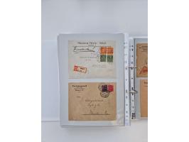 1920/23, umfangreiche Sammlung mit über 4600 Briefen, Karten und Ganzsachen. Dabei interessante Frankaturen, Blockeinheiten, 