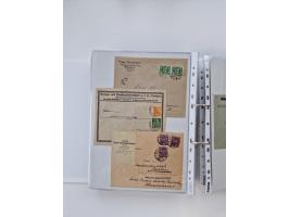1920/23, umfangreiche Sammlung mit über 4600 Briefen, Karten und Ganzsachen. Dabei interessante Frankaturen, Blockeinheiten, 