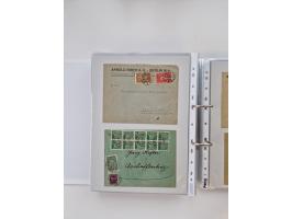 1920/23, umfangreiche Sammlung mit über 4600 Briefen, Karten und Ganzsachen. Dabei interessante Frankaturen, Blockeinheiten, 