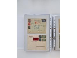 1920/23, umfangreiche Sammlung mit über 4600 Briefen, Karten und Ganzsachen. Dabei interessante Frankaturen, Blockeinheiten, 