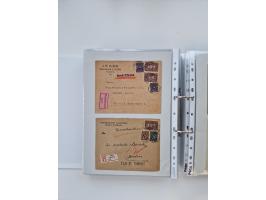 1920/23, umfangreiche Sammlung mit über 4600 Briefen, Karten und Ganzsachen. Dabei interessante Frankaturen, Blockeinheiten, 