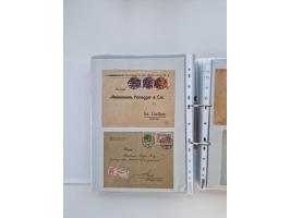 1920/23, umfangreiche Sammlung mit über 4600 Briefen, Karten und Ganzsachen. Dabei interessante Frankaturen, Blockeinheiten, 