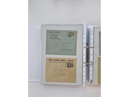 1920/23, umfangreiche Sammlung mit über 4600 Briefen, Karten und Ganzsachen. Dabei interessante Frankaturen, Blockeinheiten, 