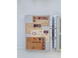1920/23, umfangreiche Sammlung mit über 4600 Briefen, Karten und Ganzsachen. Dabei interessante Frankaturen, Blockeinheiten, 
