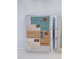 1920/23, umfangreiche Sammlung mit über 4600 Briefen, Karten und Ganzsachen. Dabei interessante Frankaturen, Blockeinheiten, 