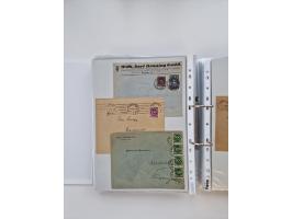 1920/23, umfangreiche Sammlung mit über 4600 Briefen, Karten und Ganzsachen. Dabei interessante Frankaturen, Blockeinheiten, 