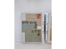 1920/23, umfangreiche Sammlung mit über 4600 Briefen, Karten und Ganzsachen. Dabei interessante Frankaturen, Blockeinheiten, 