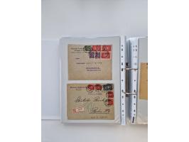 1920/23, umfangreiche Sammlung mit über 4600 Briefen, Karten und Ganzsachen. Dabei interessante Frankaturen, Blockeinheiten, 