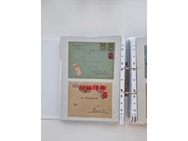1920/23, umfangreiche Sammlung mit über 4600 Briefen, Karten und Ganzsachen. Dabei interessante Frankaturen, Blockeinheiten, 