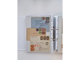 1920/23, umfangreiche Sammlung mit über 4600 Briefen, Karten und Ganzsachen. Dabei interessante Frankaturen, Blockeinheiten, 