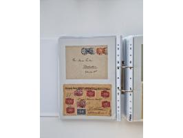 1920/23, umfangreiche Sammlung mit über 4600 Briefen, Karten und Ganzsachen. Dabei interessante Frankaturen, Blockeinheiten, 