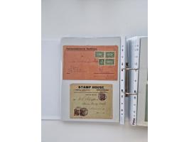 1920/23, umfangreiche Sammlung mit über 4600 Briefen, Karten und Ganzsachen. Dabei interessante Frankaturen, Blockeinheiten, 