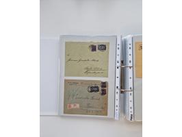 1920/23, umfangreiche Sammlung mit über 4600 Briefen, Karten und Ganzsachen. Dabei interessante Frankaturen, Blockeinheiten, 