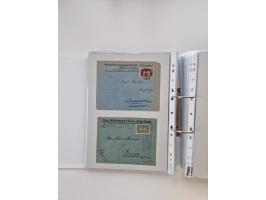 1920/23, umfangreiche Sammlung mit über 4600 Briefen, Karten und Ganzsachen. Dabei interessante Frankaturen, Blockeinheiten, 