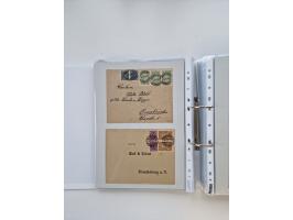 1920/23, umfangreiche Sammlung mit über 4600 Briefen, Karten und Ganzsachen. Dabei interessante Frankaturen, Blockeinheiten, 