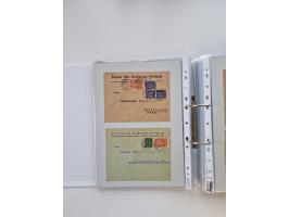 1920/23, umfangreiche Sammlung mit über 4600 Briefen, Karten und Ganzsachen. Dabei interessante Frankaturen, Blockeinheiten, 