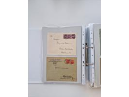 1920/23, umfangreiche Sammlung mit über 4600 Briefen, Karten und Ganzsachen. Dabei interessante Frankaturen, Blockeinheiten, 