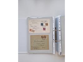 1920/23, umfangreiche Sammlung mit über 4600 Briefen, Karten und Ganzsachen. Dabei interessante Frankaturen, Blockeinheiten, 