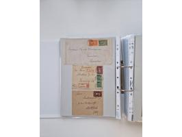 1920/23, umfangreiche Sammlung mit über 4600 Briefen, Karten und Ganzsachen. Dabei interessante Frankaturen, Blockeinheiten, 