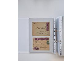 1920/23, umfangreiche Sammlung mit über 4600 Briefen, Karten und Ganzsachen. Dabei interessante Frankaturen, Blockeinheiten, 