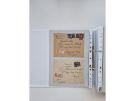 1920/23, umfangreiche Sammlung mit über 4600 Briefen, Karten und Ganzsachen. Dabei interessante Frankaturen, Blockeinheiten, 
