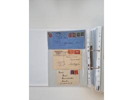 1920/23, umfangreiche Sammlung mit über 4600 Briefen, Karten und Ganzsachen. Dabei interessante Frankaturen, Blockeinheiten, 