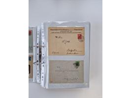 1920/23, umfangreiche Sammlung mit über 4600 Briefen, Karten und Ganzsachen. Dabei interessante Frankaturen, Blockeinheiten, 