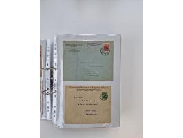 1920/23, umfangreiche Sammlung mit über 4600 Briefen, Karten und Ganzsachen. Dabei interessante Frankaturen, Blockeinheiten, 