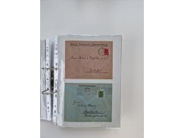 1920/23, umfangreiche Sammlung mit über 4600 Briefen, Karten und Ganzsachen. Dabei interessante Frankaturen, Blockeinheiten, 